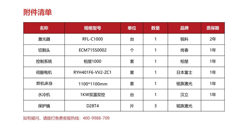 精密金属激光切割机(图3)